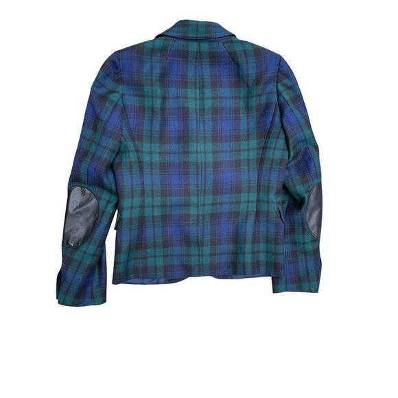 J Crew Womens Tartan Plaid Single Breasted Blazer Schoolboy Academia, Size 0 - Picture 3 of 4